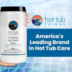 Oxidizing Spa Shock, Clears Cloudy Water, Eliminates Odors, Improves Freshness, Prevents Organic Residue Buildup, Water Treatment for Swimming Pools, Home Spas, & Hot Tubs, 5 lbs