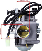 Carburetor Compatible with Honda Foreman 450 TRX 400 450 400FW ATV Carburetor, TRX450ES TRX450FE TRX450FM TRX450S Rancher TRX350 350 ES FE FM TE TM TRX 300 TRX 300 FW