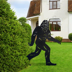 4ft Bigfoot Metal Outdoor Decor Big Foot Sasquatch Gifts for Men/Women Bigfoot Silhouette Statues for Yard Art, Patio, Lawn, Forests, Garden Decor, Yard Display, Garden Decorations