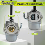Carbhub 591378 Carburetor Replacement for Snowblower 796321 696132 696133 796322 697351 699958 699966 698455 695918 694952 695919 695330 796323 695920 695328 Generator with Gaskets