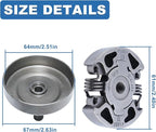 AUMEL Clutch Drum Kit Fit Stihl FS38 FS40 FS45 FS46 FS50 FS55 FS56 FS70 String Trimmer, FS38 Clutch Drum Assembly Kit Replace for 41401602005, 4140 160 2909, 4140 160 2903