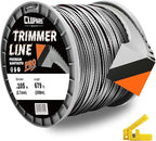 Cluparis 105 Heavy Duty Sawtooth Trimmer Line 3-Pound, 0.105" Sawtooth Weed Eater String Fits Medium & Heavy Grass & Weeds,Trimmer String Weed Wacker for Gas/Electric Grass Trimmer and Brushcutters