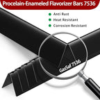 GasSaf 22.5 Flavorizer Bars 7536 for Weber Spirit 300 Side 3-Burner Grills, Spirit E/S-310, Spirit E/S-320, Spirit 700, Weber 900, Genesis Silver/Gold B C, Porcelain Grill Bars for Weber 7537 65903