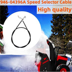 746-04396A Speed Selector Cable for MTD 746-04396 946-04396A, Fits MTD Cub Cadet Craftsman Troy-Bilt Ryobi Yard Man 2 Stage Snow Blower Snow Thrower(2-Pack)