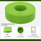 Eastrans 1-1/4'' x 50 FT Pool Backwash Hose with 2 Hose Clamps,Extra Heavy Duty Discharge Hose,Drain Hose for Swimming Pool,Super wear-resistant,weather blast,green