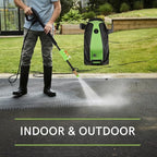 Pressure Cleaner, 5000 PSI 4.0 GPM Heavy Duty Power Cleaner with 33FT Hose, 4 Quick Connect Nozzles, Foam Cannon, Blue