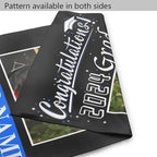 Personalized Graduation Garden Flag With Photo Name Custom Class Of 2025 Double-Sided Banner Congratulation Grad Yard Sign Outdoor Flags For Party Ceremony (Custom Graduation Flag, 28x40(in))