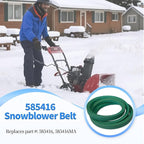 2 Pack 585416MA 585416 Snow Thrower Auger Belt for Murray 1695425 Craftsman MTD 754-0275 954-0275 954-0282 Snowblower (1/2" x 38 3/8")