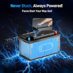 Wattcycle 12V 100Ah Marine Starting LiFePO4 Battery Bluetooth, [Cranking &Deep Cycle] Lithium Battery with Self-Heating, Built-in 200A BMS, Perfect for Trolling Motor, RV, Marine, Boat