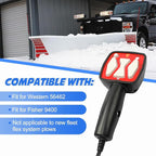 Snowplow Handheld Controller Replacement for Western 56462 | Fit for Fisher 9400 | Fit for SAM 1306902, Straight Blade Plows Controller