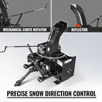 48" 3 Point PTO Snow Blower 24" Impeller Diameter 360° Snow Chute (PTO Shaft Included with Slip Clutch), 20-45 HP, Model TSB48