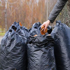 40-45 Gallon Lawn & Leaf Trash Bags, 250 Count Bulk, Black Garbage bags, Multi-purpose Trash Can Bin Liners for Home Commercial, Outdoor, Construction, Industrial