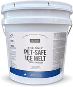 Natural Rapport Pet Friendly Ice Melt - Calcium Chloride Free, Pet Safe Ice Melter, Rock Salt Alternative - Time Release Deicer Formula Lasts 3X Longer (18 lb)