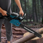 20 Inch Gas Chainsaw 58CC 3.1HP Petrol Chainsaw 2-Stroke Gas Chain Saws, Engine Chain Saw Set Gas Chainsaws for Cutting Wood Outdoor Home Farm Us (Green)