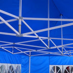 COBIZI 13x26 Pop Up Canopy with 6 Sidewall,Heavy Duty Canopy UPF 50+ All Season Wind Waterproof Commercial Outdoor Wedding Party Tents for Parties Canopy Gazebo with Roller Bag(13 x 26 ft White)