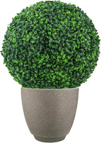 Sunnyglade 2 PCS 7 inch 4 Layers Artificial Plant Topiary Ball Faux Boxwood Decorative Balls for Backyard, Balcony,Garden, Wedding and Home Décor (7 inch)