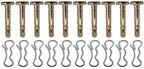 10 PK 738-04124A and 714-04040 Shear Pins and Cotter Pins for Cub Cadet Troy Bilt Snow Throwers