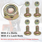 for 784-5580 784-5580-0637 MTD Parts Snow Thrower Slide Shoes Set with Bolt and Nut Pack of 2