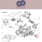 Output Axle Seal GT41857 21549029 587086401 590100301 Compatible with Husqvarna RS800 Transmission Ariens Poulan Craftsman Riding Lawn Mower Hydro Tractor 42" (2)