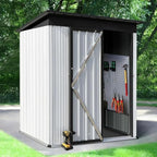 Outdoor Metal Storage Shed with Lock
