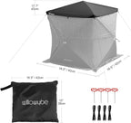WILLOWYBE Portale Outdoor Sauna Set with Sauna Tent, Sauna Wood Stove, Cover Protection for Dry Sauna, Cooking for Family and Friends