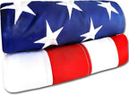 American Flag for Outside Heavy-Duty US Flag with Embroidered Stars Reinforced Material USA Flag Built for Outdoors Sewn Stripes UV Protection Brass Grommets (3x5 ft)