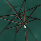 EliteShade USA 10-Year-Non-Fading 9Ft Market Umbrella Patio Umbrella Outdoor Table Umbrella with Ventilation, Forest Green