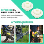 537485001 Oil Pump Worm Gear - for Ryobi Chainsaw RY40503, RY40505, RY40505VNM - 2 Pcs