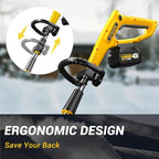 Cordless Snow Shovel, 40V | 13-Inch | 4.0-Ah High Power Brushless Snow Blower, Battery-Powered Snow Blower for Patio, Deck, Driveway (2 * 40V Battery & Quick Charger Included)