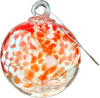 Dale Tiffany Hand Blown Glass, 6" Diameter Nova, Tree of Life Collection, Witch Globe Hanging Garden Indoor/Outdoor Decorative Ornament Gazing Ball