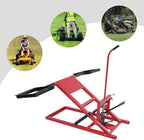 Hydraulic Lift Jack Adjustable Lawn Mower Lift for Lifting and Repairing Maintenance, Garden Tractors, All-Terrain Vehicles-Load 500lbs, 45 * 48.5 * 42in
