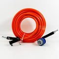 5800PSI/400Bar Ultra Flexible Pressure Washer Hose for Bosch Home Cleaning, 5M-30M High Pressure Extension Tube with Quick-Connect Adapter,(Red/Blue/Yellow/Green/Grey/Orange/Light Blue)(Orange,16FT)