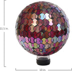 Echo Valley Products 8244 Helix Gazing Globe Outdoor Décor for Lawns and Gardens, Iridescent, 10 inches