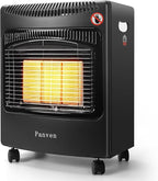 Propane Patio Heater, 18,000 BTU Propane Heater Outdoor, Infrared Gas Heaters with Regulator, Outdoor Heaters for Patio