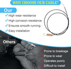 946-04230B Auger Cable for MTD Cub Cadet Craftsman Troy-Bilt Snow Blower, 47.5" Snowblower Auger Clutch Drive Cable Replaces 746-04230 946-04230A 746-04230B