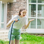 Fevone Garden Hose 80 ft., Lightweight Hybrid Water Hose, Flexible and Durable, Leak-Free Connections