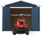 Handy Home Products Charleston Value Gable 10x12 Do-It-Yourself Wooden Storage Shed with Floor, 2x3 framing- Does not Include Paint or Roofing Shingles