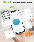 Insoma WiFi Hose Timer - Brass Inlet & Outlet, Voice/App Control Sprinkler Timers with Rain Delay/Manual/Auto Mode, Smart Water Timer for Garden/Lawn/Yard Work with Alexa & Google Home, Energy Saving
