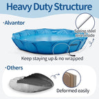 Alvantor Pet Swimming Pool Dog Bathing Tub Kiddie Pools Cat Puppy Shower Spa Foldable Portable Indoor Outdoor Pond Ball Pit 63"x12" Patent Pending