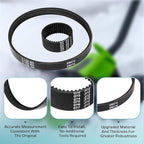 Electric Snow Shovel Drive Belt for Earthwise Snow Blower SN70016 SN74014, Snow Remover Belt Kit Includes Auger Drive Belt & Motor Toothed Belt Snow Blower Replacement Parts