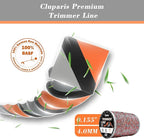 Cluparis 5-Pound Super Heavy Duty Trimmer Line .155-Inch-by-604-ft Twist Pro Trimmer Line Spool 3-Component Tri-Extrusion Weed Eater String with Super Line Cutter
