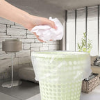 1.5 Gallon Trash Bags, 130 Count, Small Garbage Bags, No Flaps/Ties, 40x43cm, 2.6g/pcs, Unscented, White