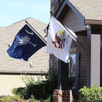 AMZFLAG Illinois State Flag 3x5 ft Outdoor, Heavy Duty Illinois Flags Made in USA, Double Sided IL Flags of Illinois with 2 Brass Grommets, Vivid Color State of Illinois Flag Thick Material
