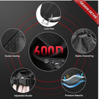 Zettum Bike Covers for 3 Bikes - 600D Waterproof & Heavy Duty, Large Bicycle Cover for eBike, Mountain, Road, Hybrid, Beach Cruiser, Scooter