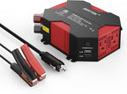 BESTEK 400W Car Power Inverter DC 12V to AC 110V Car Plug Inverter Adapter Power Converter with 4 USB Charging Ports and 2 AC Outlets Car Charger, ETL Listed