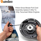 Recoil Starter Assembly 590749A fits Tecumseh 590789 590672 590733 HM100 HMSK80 HMSK85 HMSK90 HMSK100 HMSK105 HMSK110 LH318 LH358 Snow King Snow Blowers Replace 590749