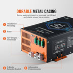 VEVOR RV Converter, 45 Amp, 110V AC to 12V DC RV Power Converter Battery Charger with 4 Stage Smart Charging 13V to 16.5V Adjustable Operating Range, Compatible with Lithium Lead Acid Battery, ETL
