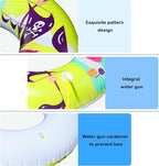 FindUWill Pool Floats with Water Guns Kids, Inflatable Pool Swim Tubes with Beach Ball, Pool Floaties Toys Inner Tube with Squirt Guns for Kids Ages 8-12, Beach Swimming Party Toys for Adults