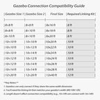 Domi 12'x20' Hardtop Lean to Gazebo with Gutters, Connectable Wall Mounted Gazebo Pergola with Galvanized Steel Roof, 60MPH Wind Resistance, Outdoor Large Metal Canopy, for Patio, Deck, Lawn - Brown