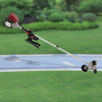 Weed Trimmer/Grass Cutter/Lawn Edger, 35.88CC 0.75KW 8500r 4-Stroke Gasoline Engine with 2 Blade Heads, Goggles & Shoulder Strap